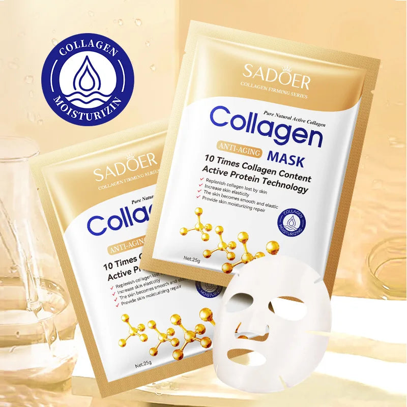 10 pièces SADOER collagène masque Facial