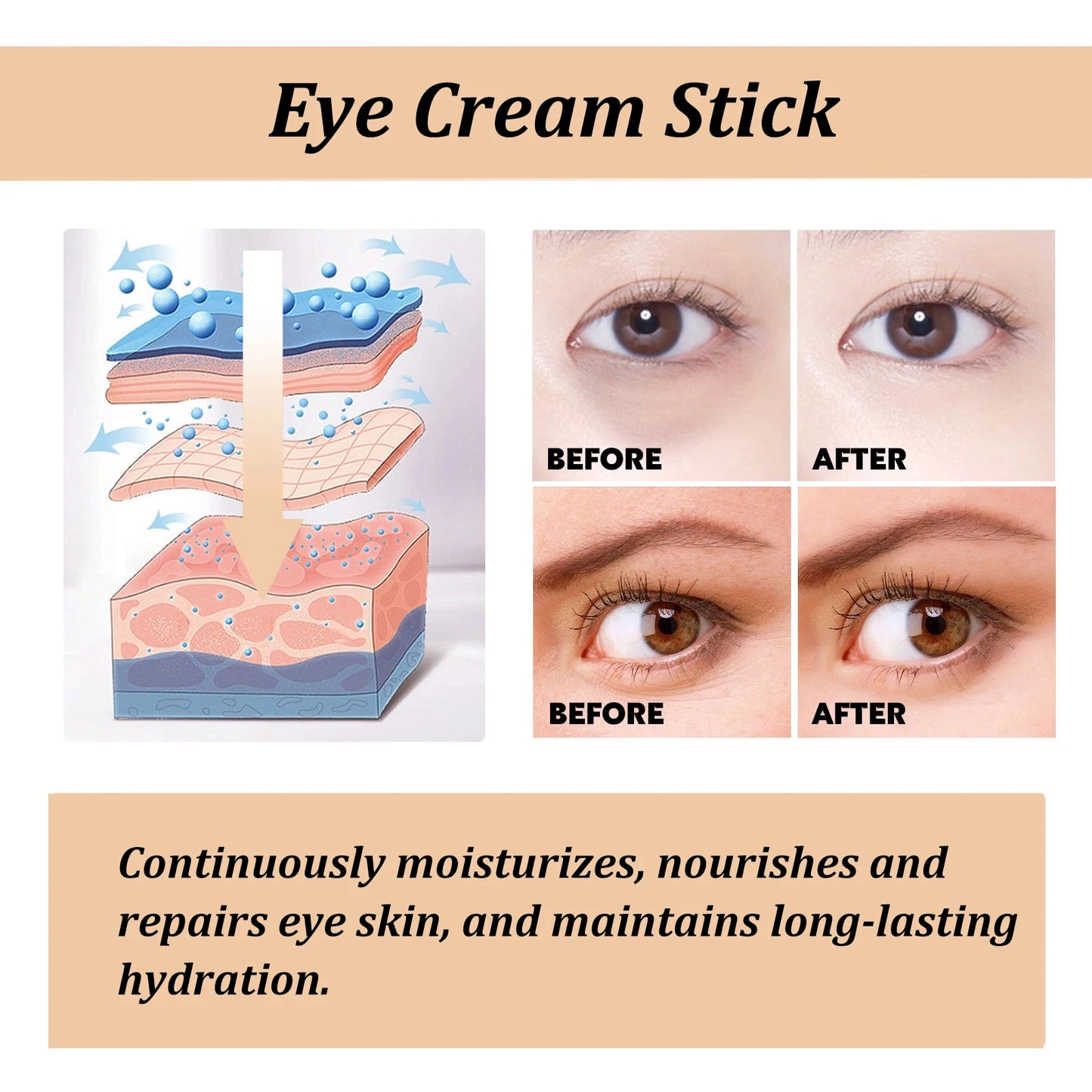 Bâton de crème pour les yeux