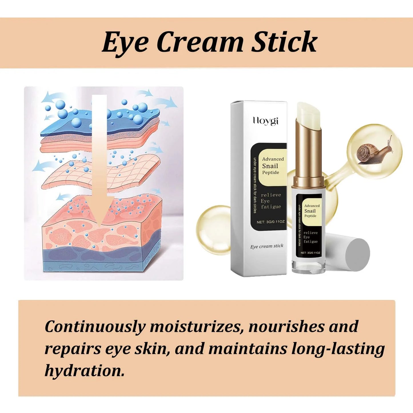 Bâton de crème pour les yeux