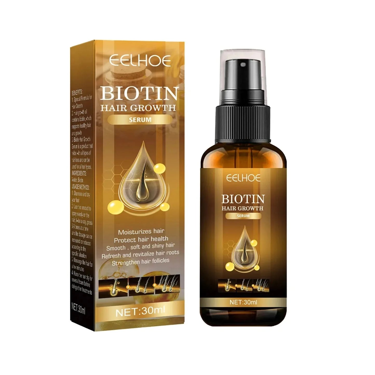 EELHOE biotine Spray capillaire