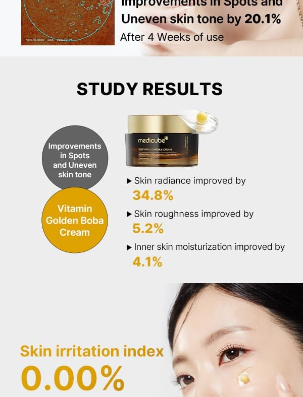 medicube - Deep Vita C Capsule Cream - Crème éclaircissante