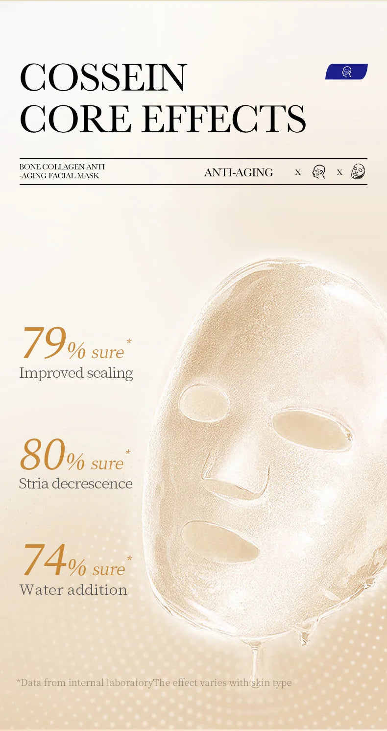 10 pièces SADOER collagène masque Facial