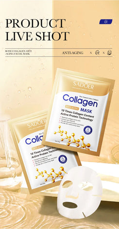 10 pièces SADOER collagène masque Facial