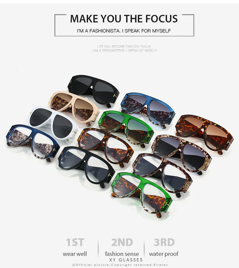 Lunettes de soleil pilote de mode