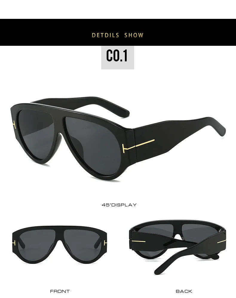 Lunettes de soleil pilote de mode