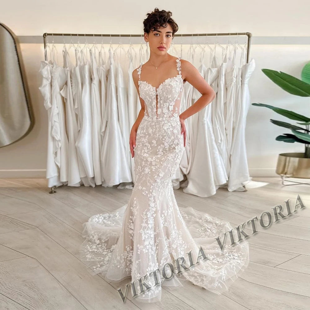 VIKTORIA-Robe de Mariée Simple en Satin pour Femme, Ligne A, Fente, Sans Bretelles, Plissée, Personnalisée