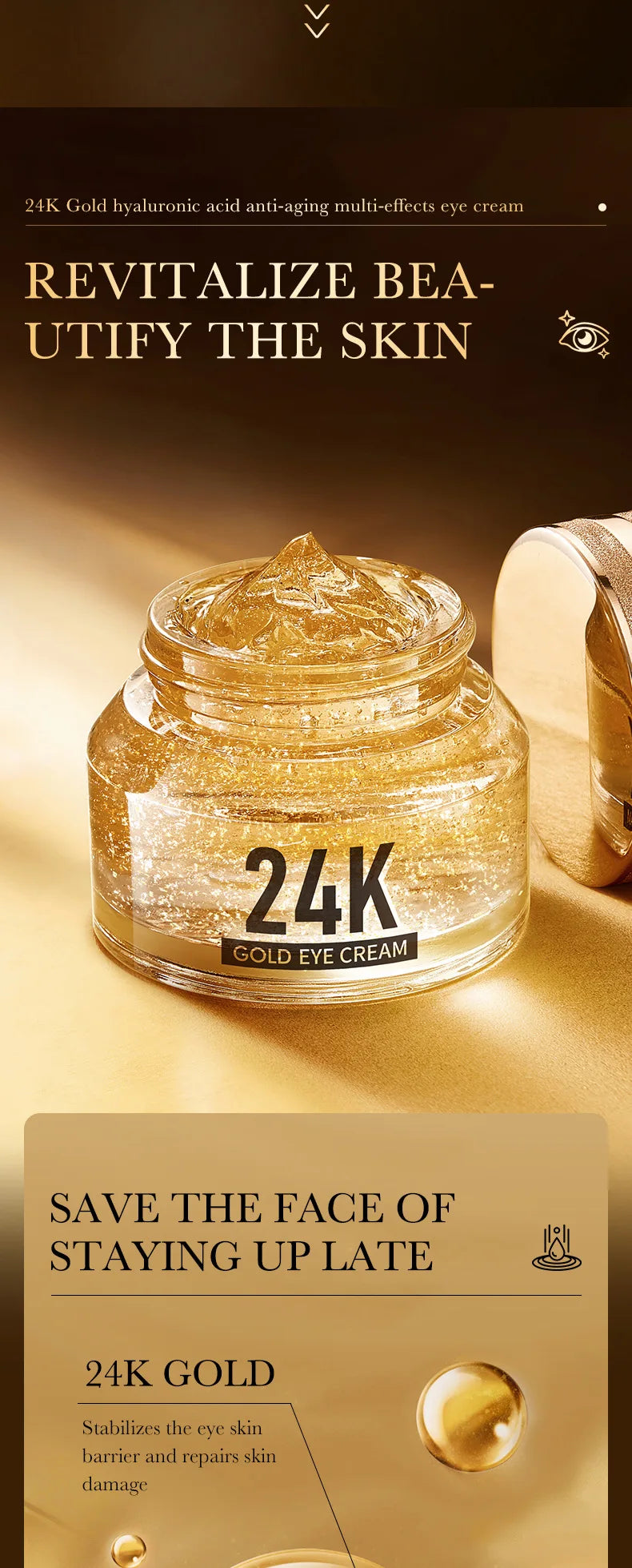 Crème pour les yeux