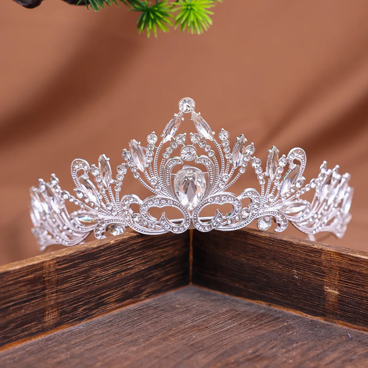 Couronne diadème en cristal pour filles