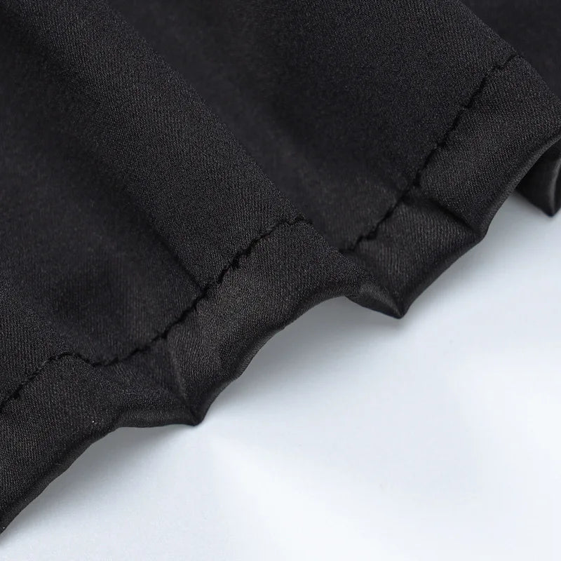 Robe dos nu dos nu en satin pour femme