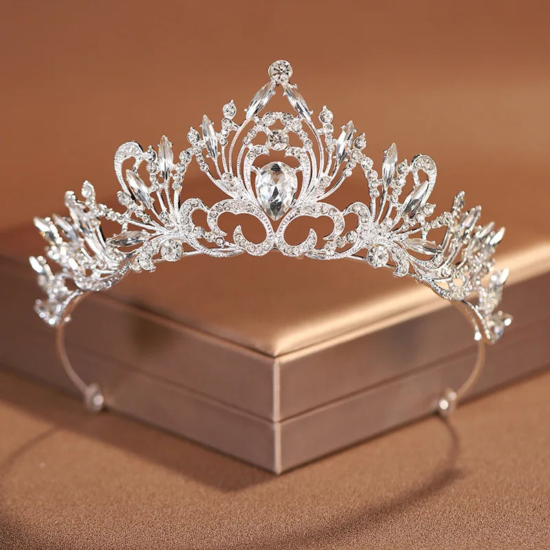 Couronne diadème en cristal pour filles