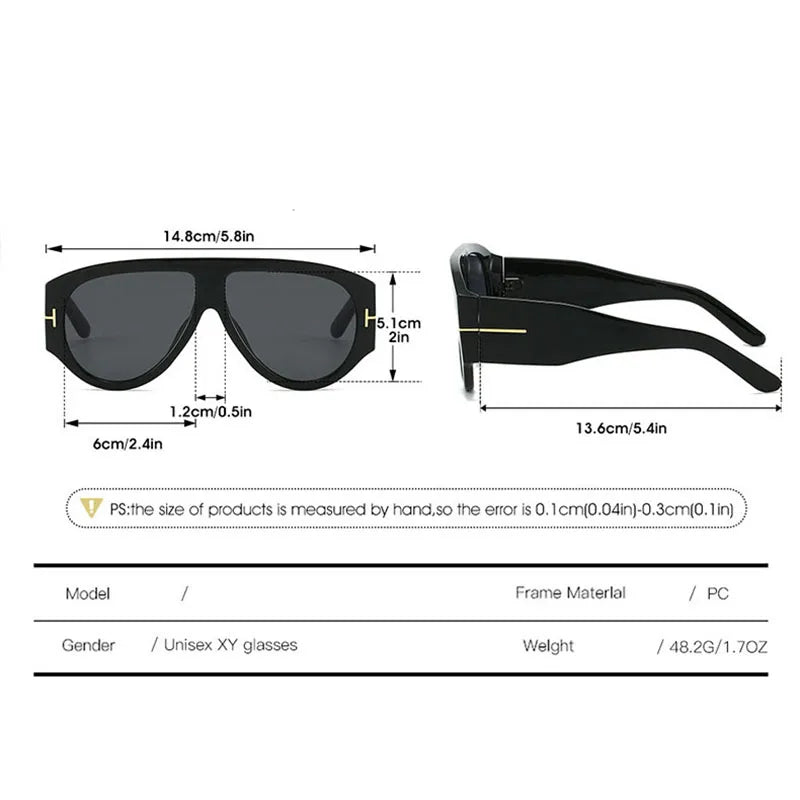 Lunettes de soleil pilote de mode