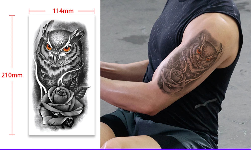 Autocollants de faux tatouages