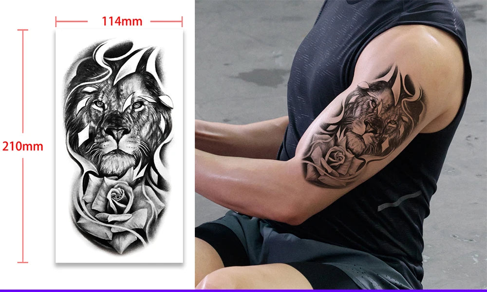 Autocollants de faux tatouages
