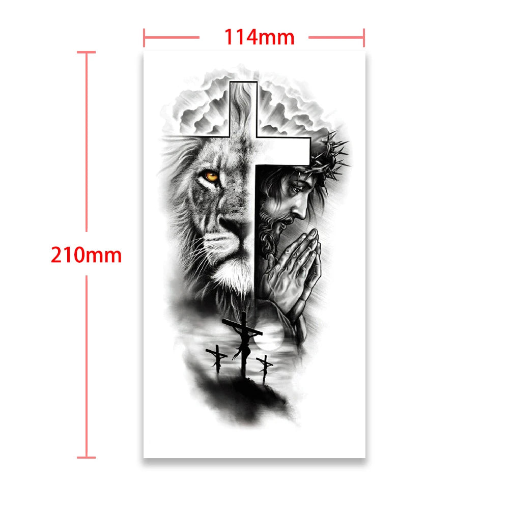 Autocollants de faux tatouages