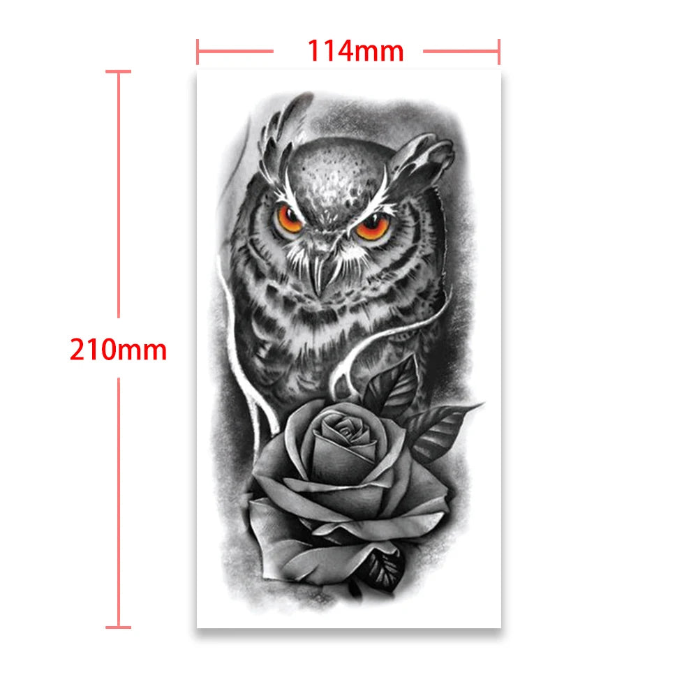 Autocollants de faux tatouages