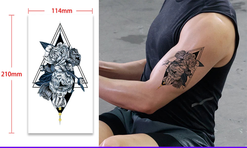 Autocollants de faux tatouages