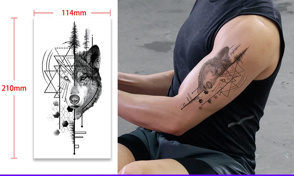 Autocollants de faux tatouages