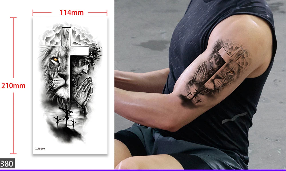 Autocollants de faux tatouages
