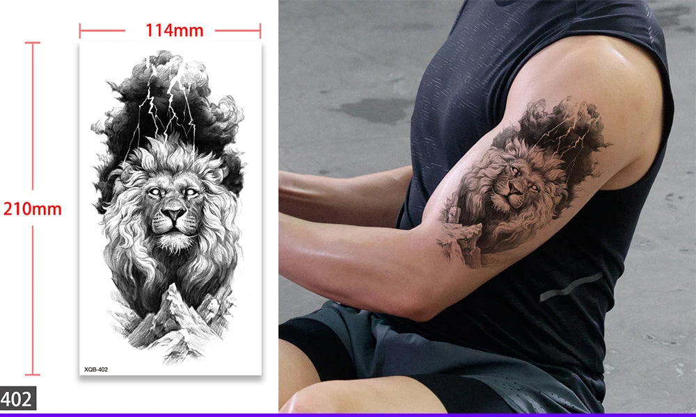 Autocollants de faux tatouages