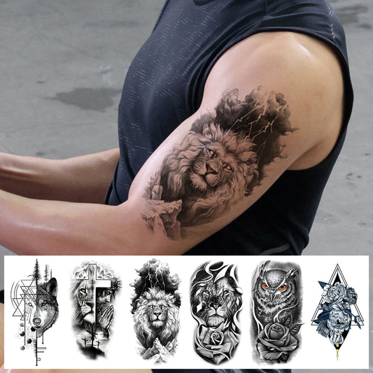 Autocollants de faux tatouages