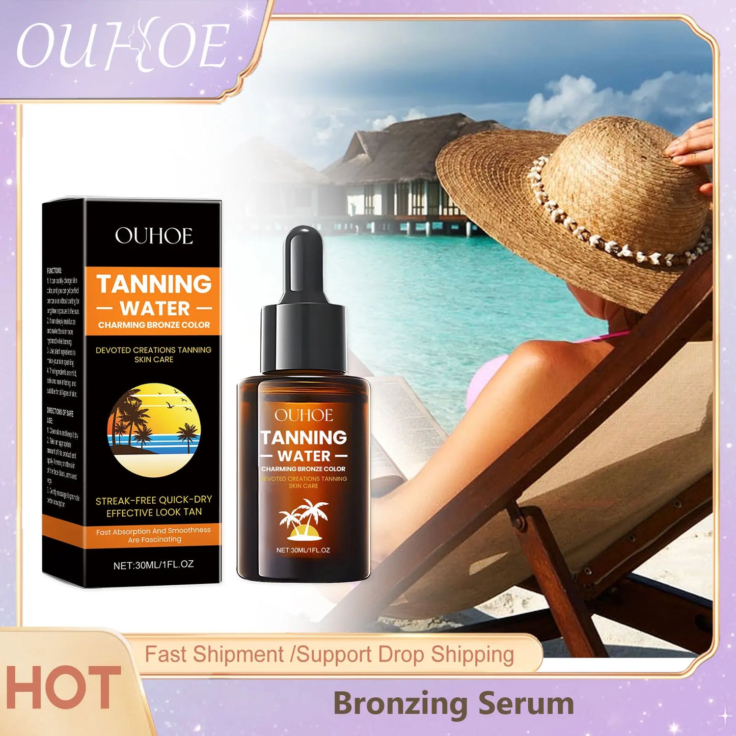 Bronzing Drops Accelerator Tanning