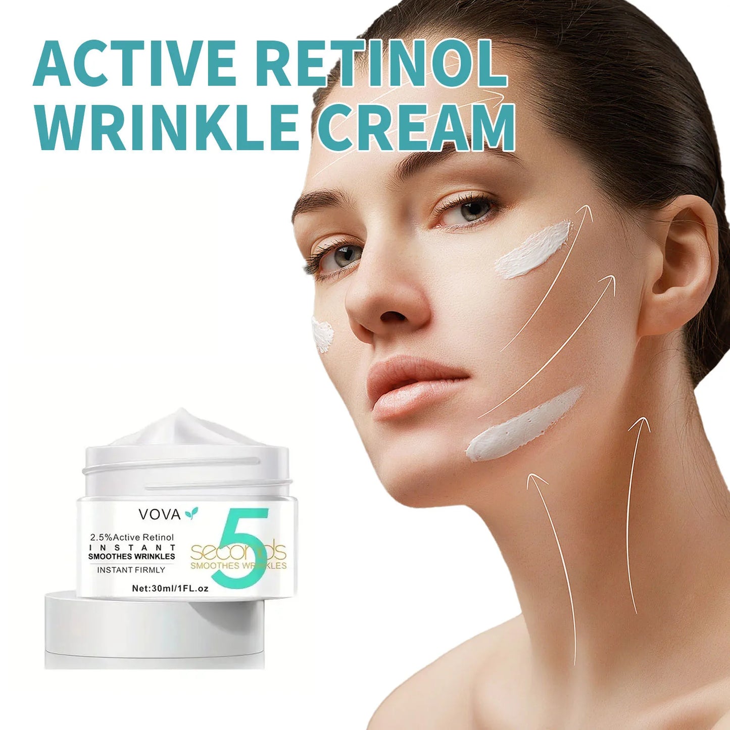 Crème pour le visage en 5 secondes
