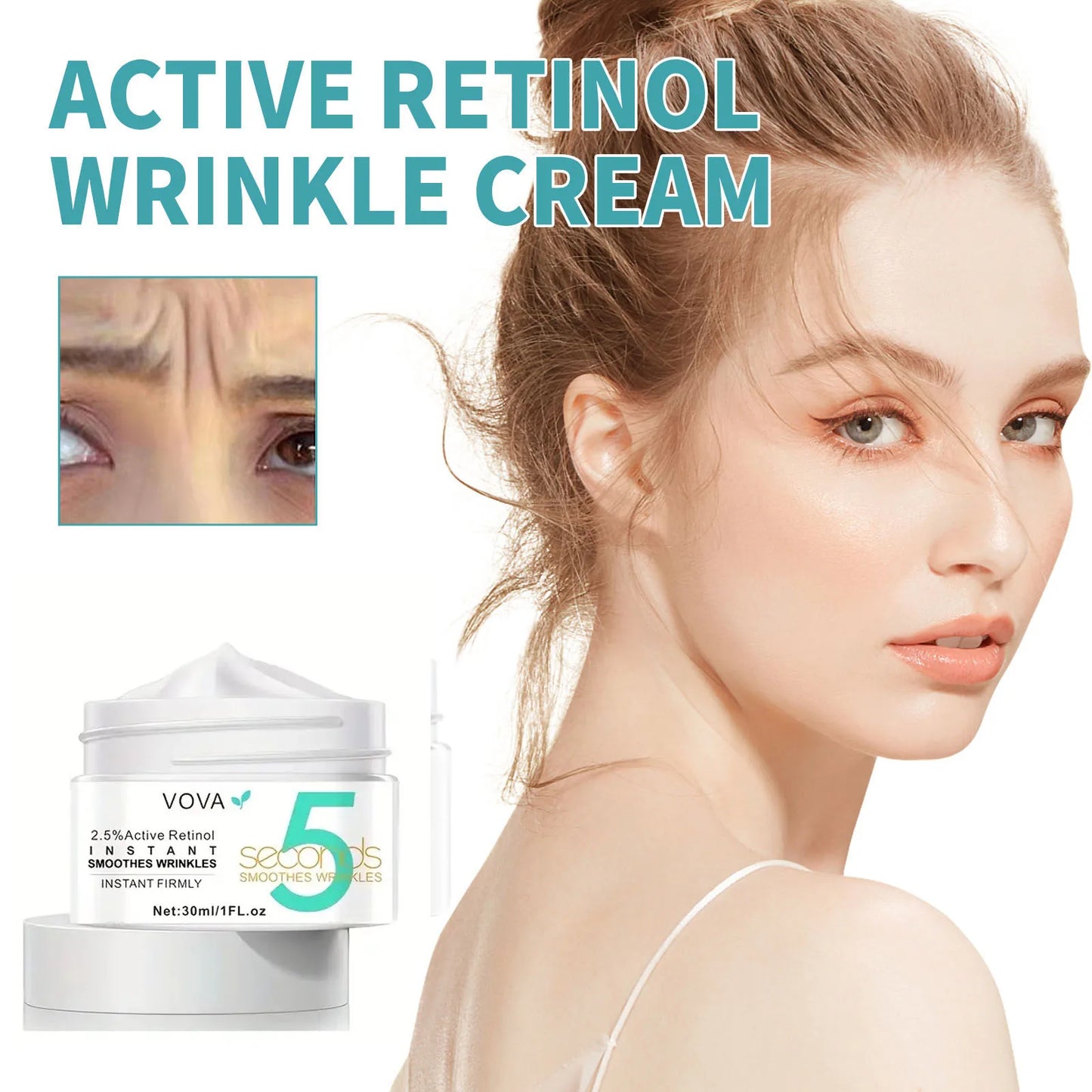 Crème pour le visage en 5 secondes