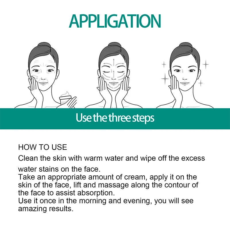 Crème pour le visage en 5 secondes