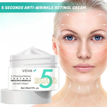 Crème pour le visage en 5 secondes