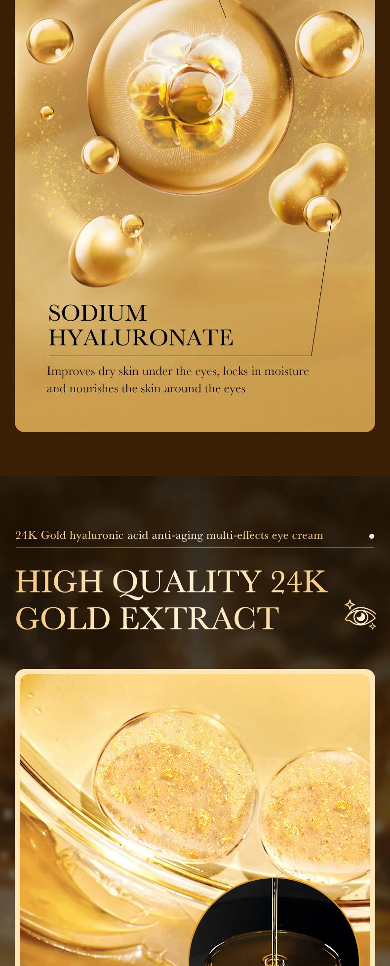 Crème pour les yeux
