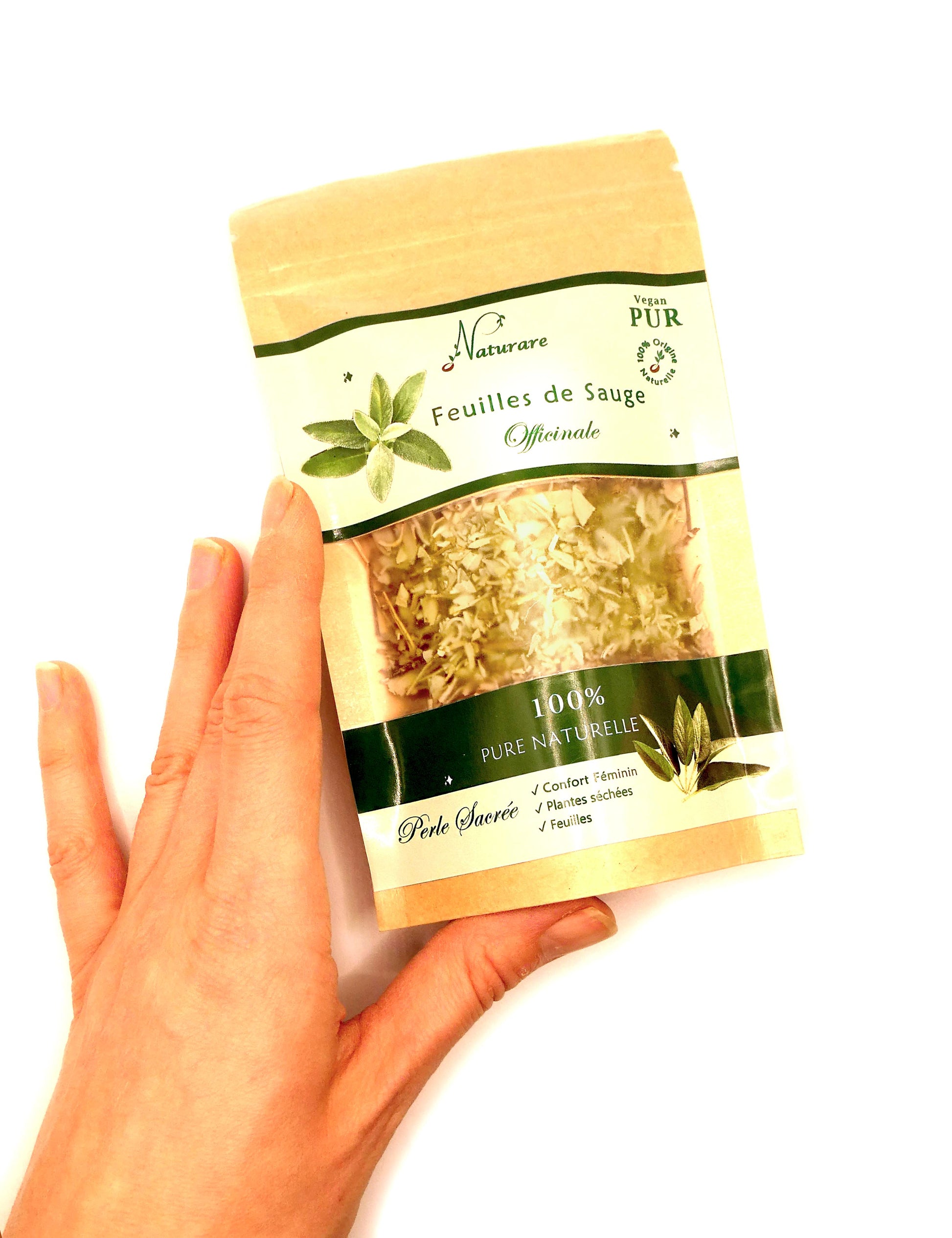 PERLE SACREE - Feuilles de Sauge Officinale - Infusion de plantes en vrac-2