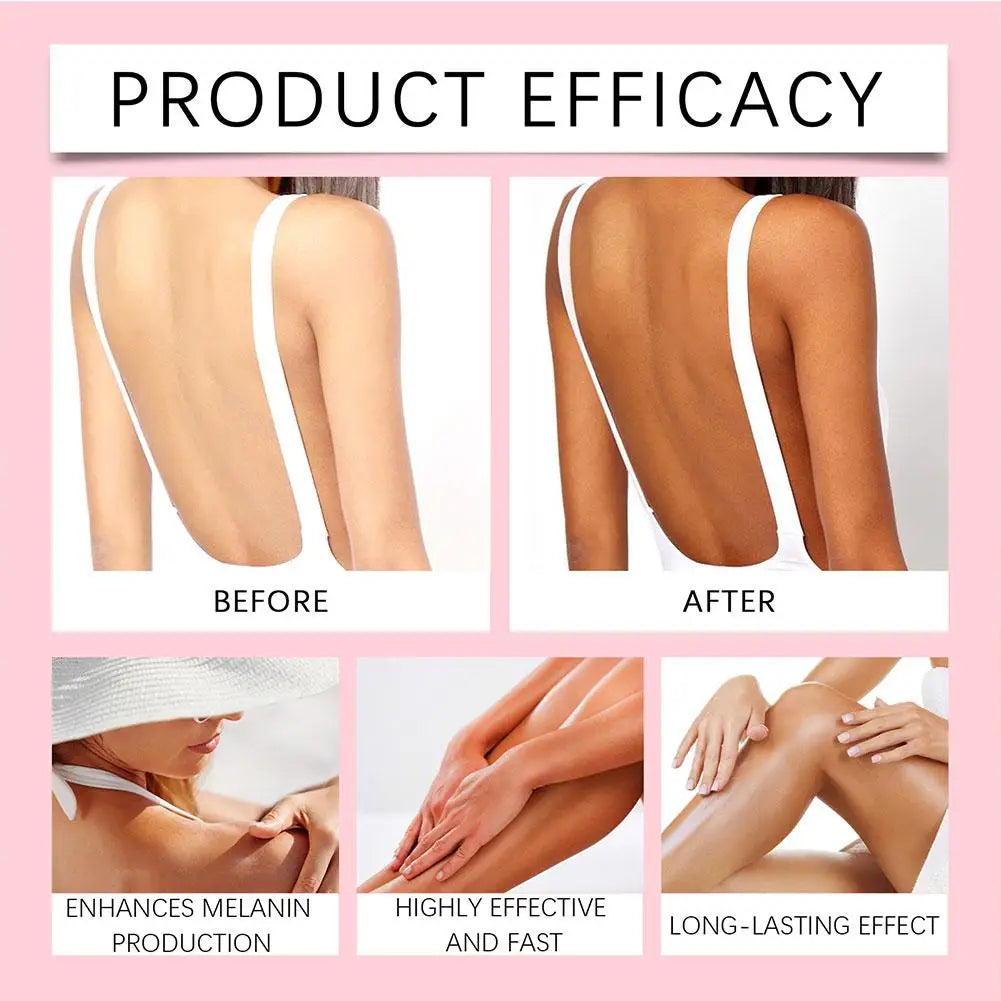 1/2 pièces 60ml gouttes autobronzantes