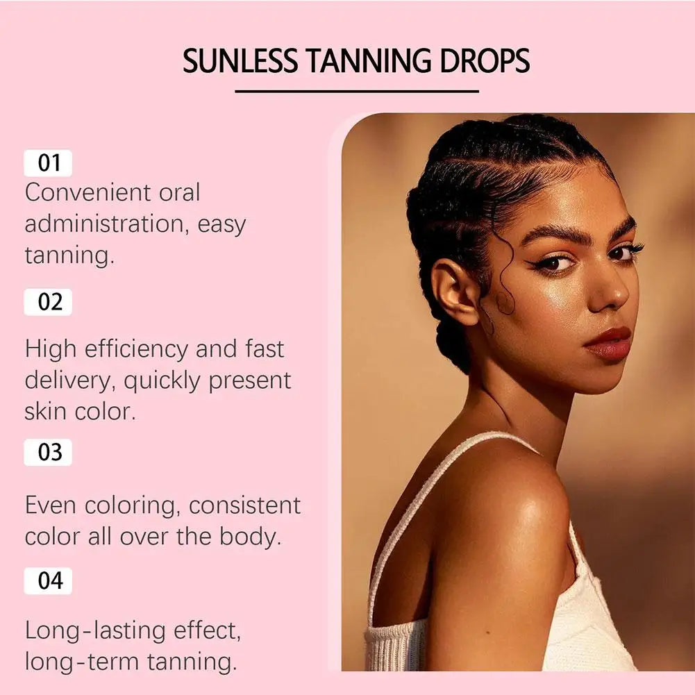 1/2 pièces 60ml gouttes autobronzantes