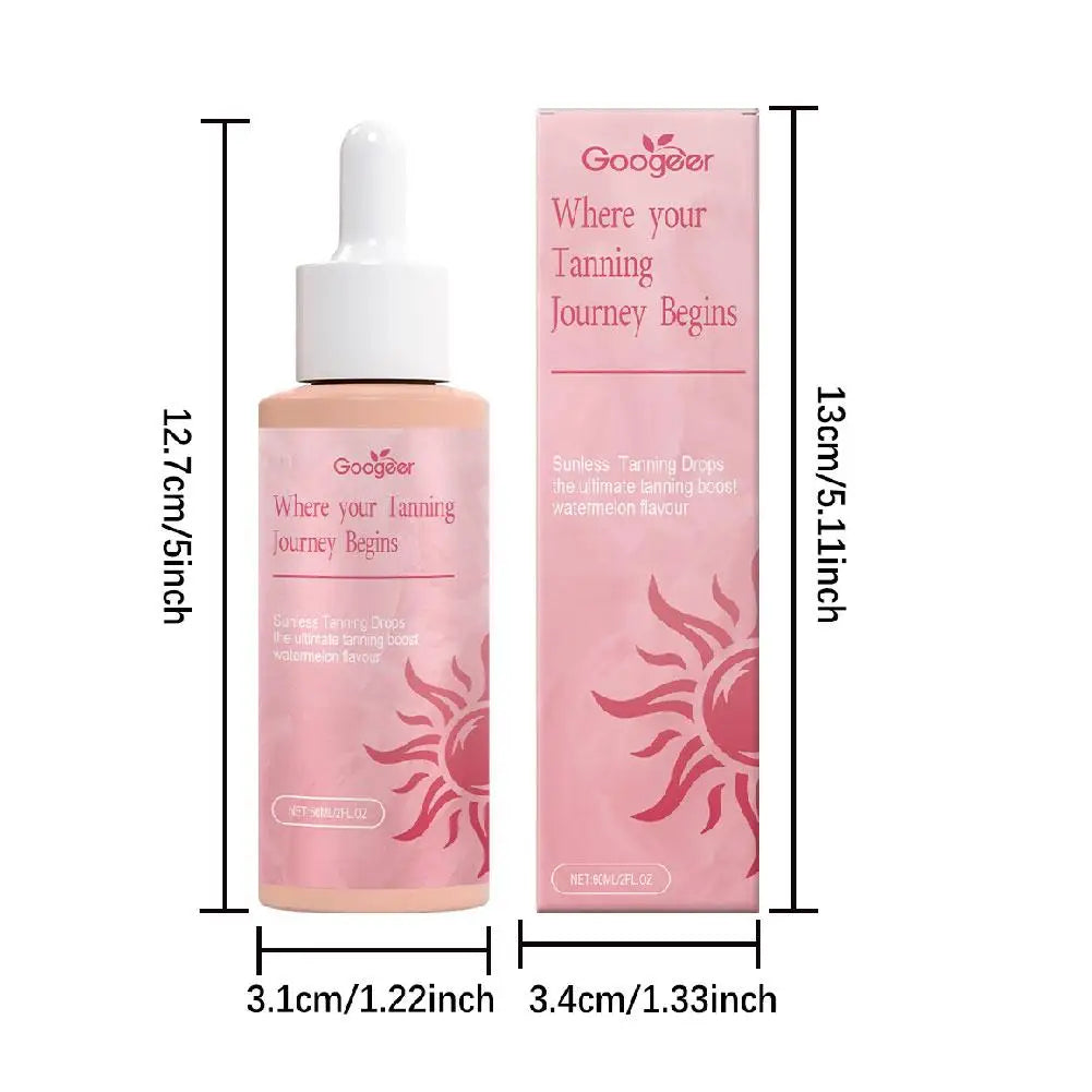 1/2 pièces 60ml gouttes autobronzantes