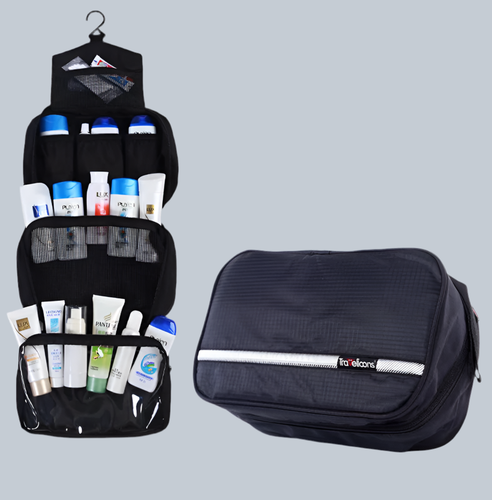 Men Large Waterproof Makeup Bag