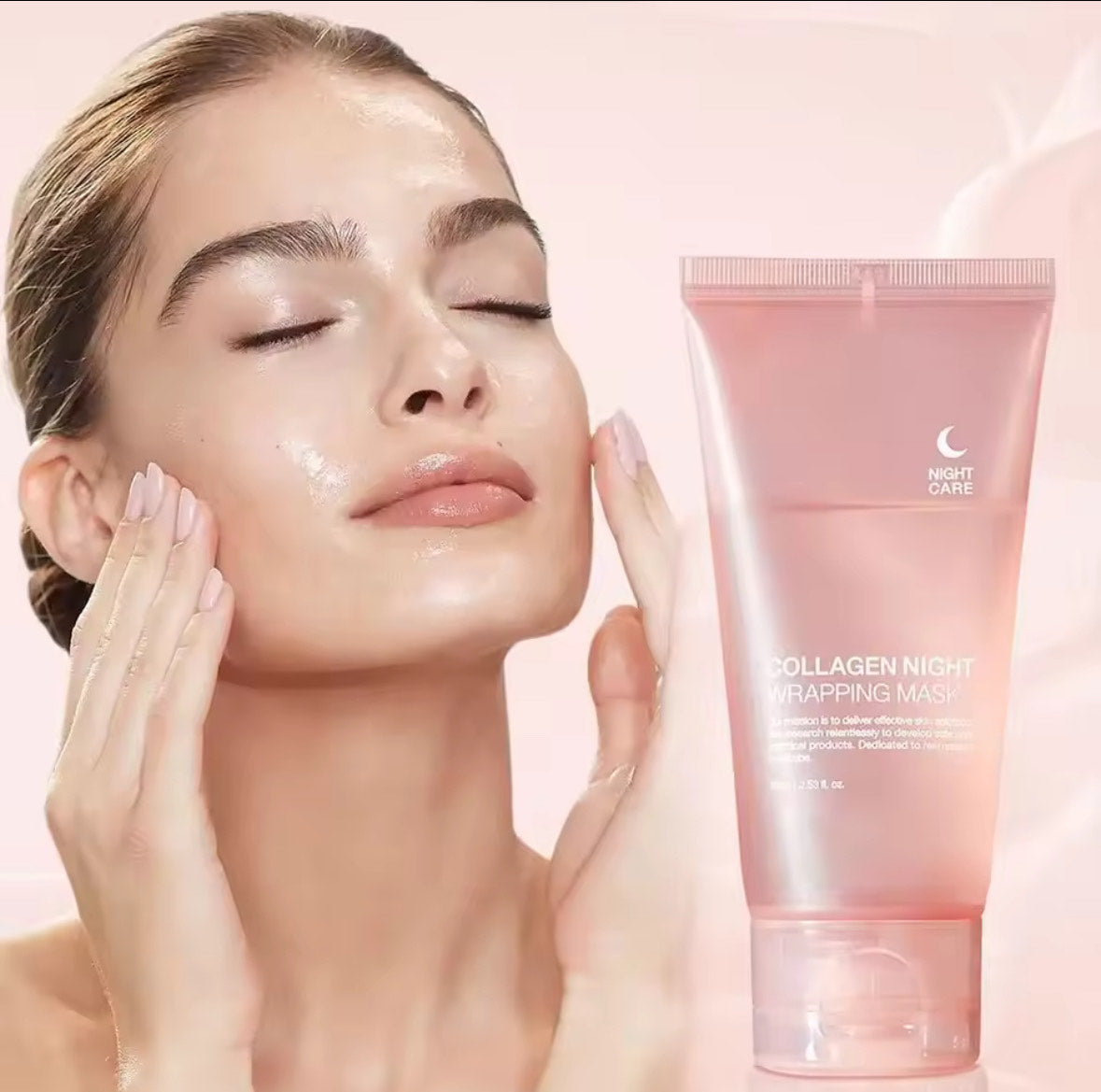 Masque Facial Anti-Âge au Collagène Hydrolysé - Effet Spa