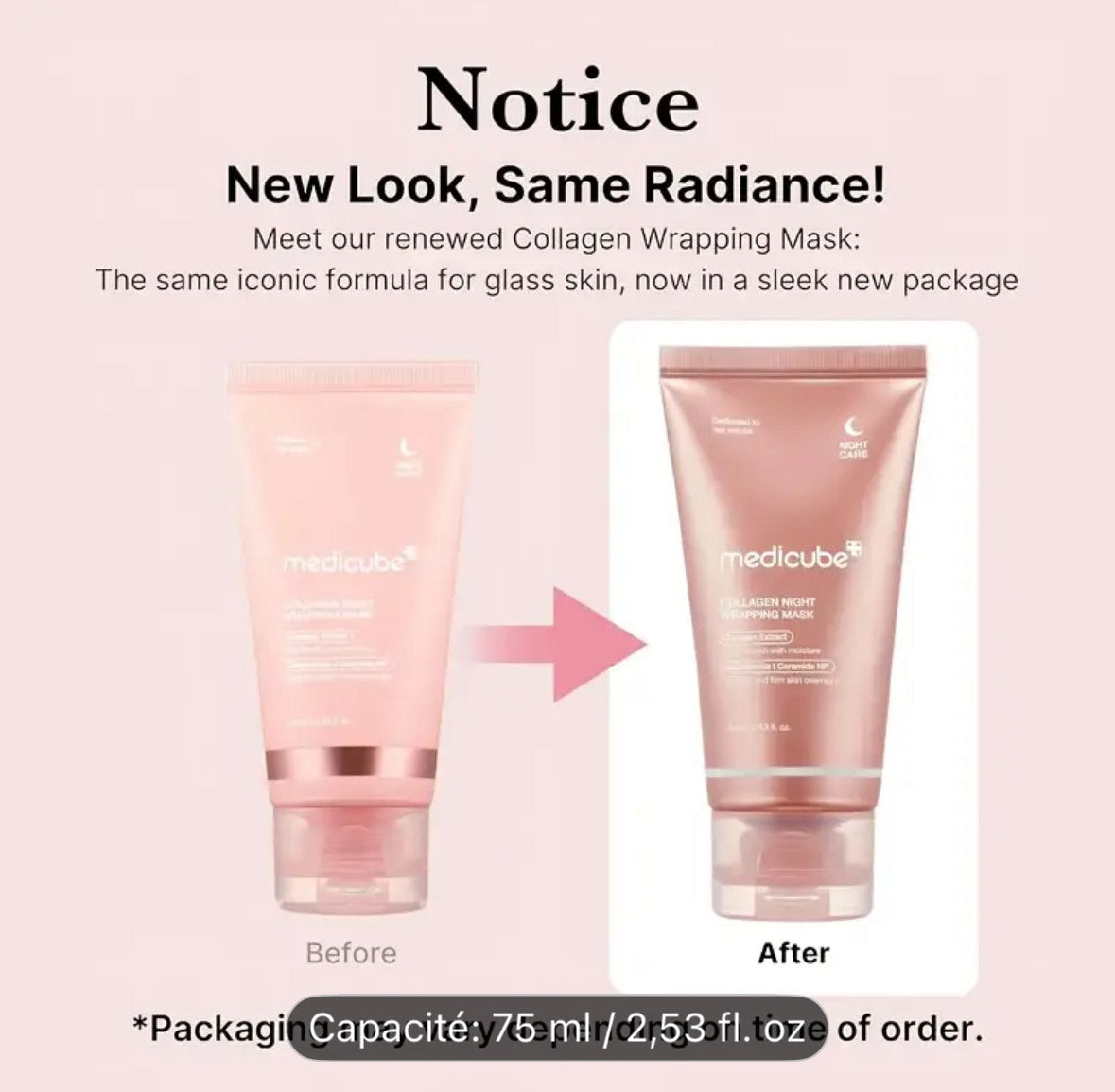 medicube - Collagen - Masque nuit au collagène