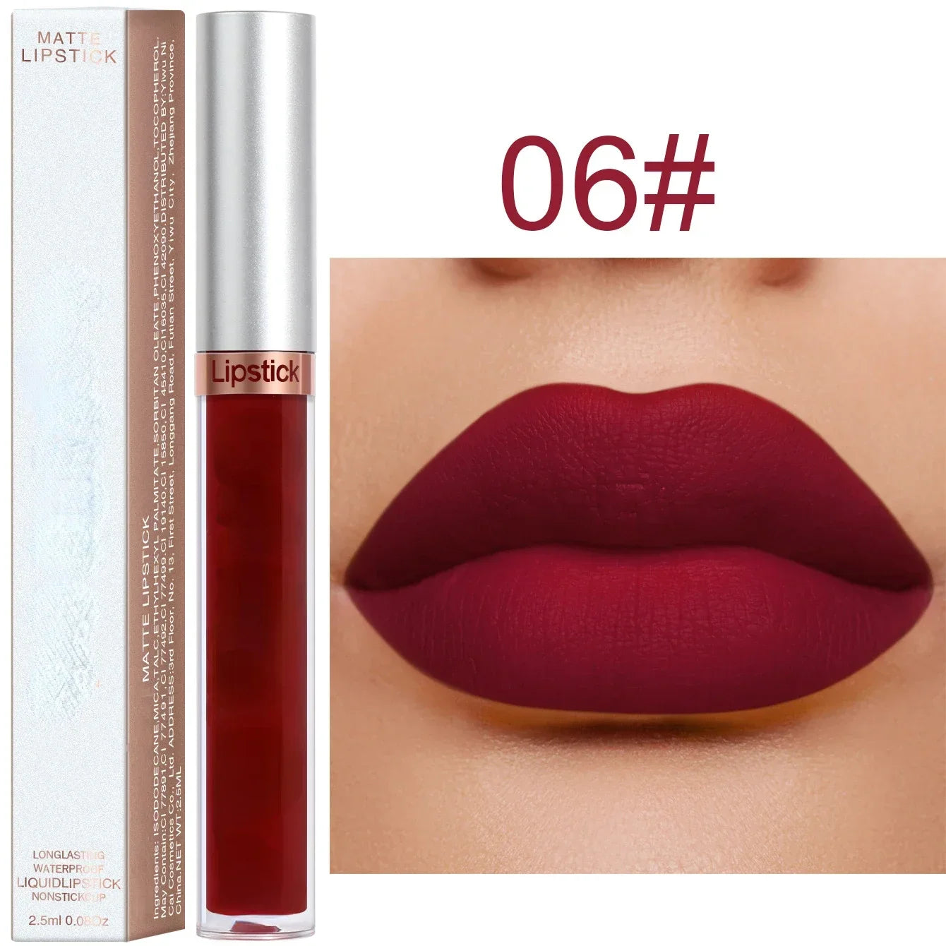 Rouge à lèvres liquide waterproof