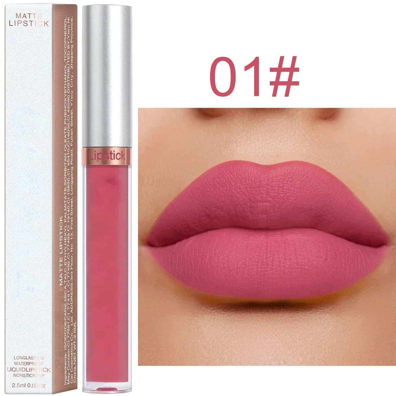 Rouge à lèvres liquide waterproof