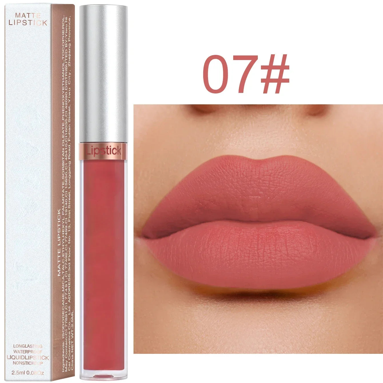 Rouge à lèvres liquide waterproof
