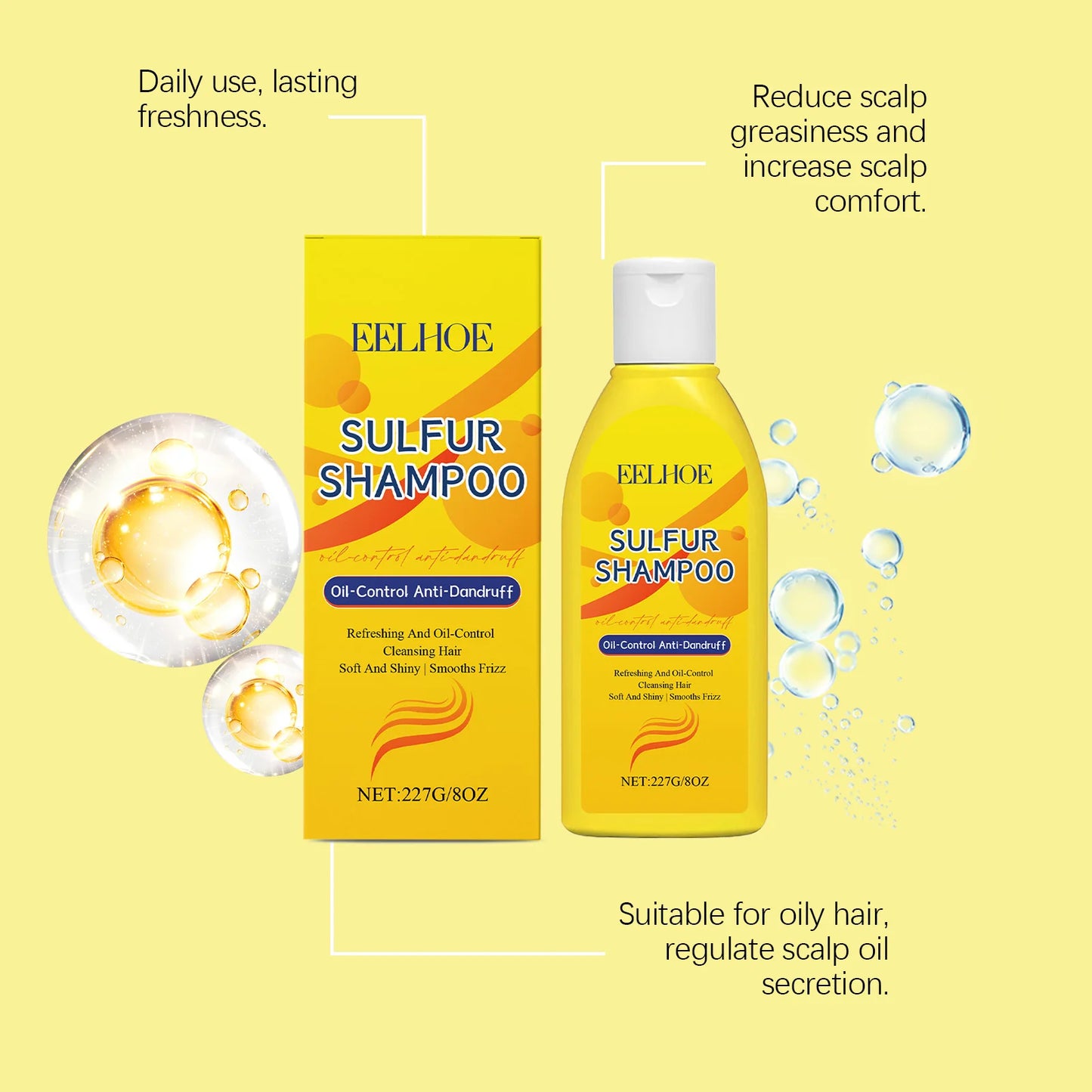 Sulfur Shampoo Shower Gel Set