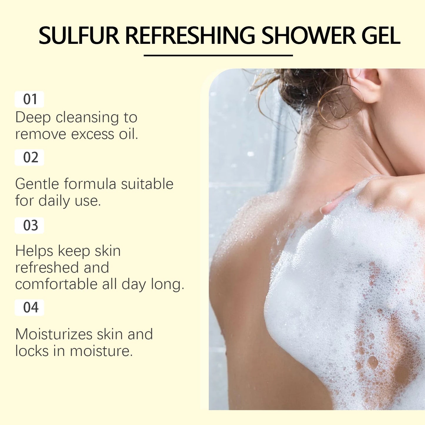 Sulfur Shampoo Shower Gel Set