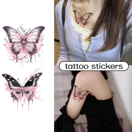 Tatouage temporaire imperméable papillon