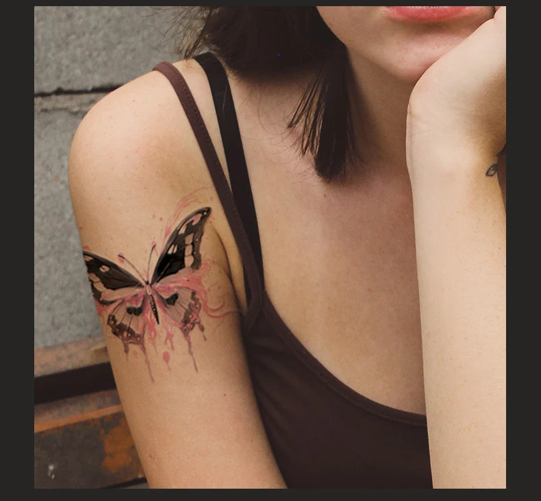Tatouage temporaire imperméable papillon